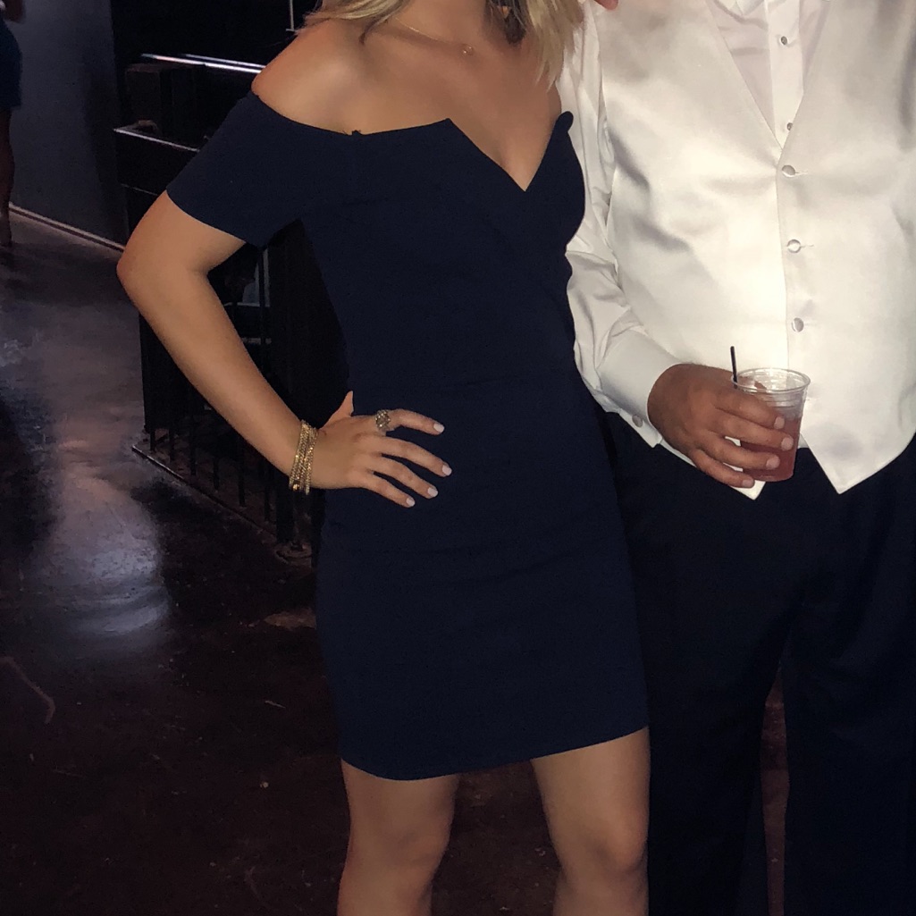 Navy Blue Formal Dress